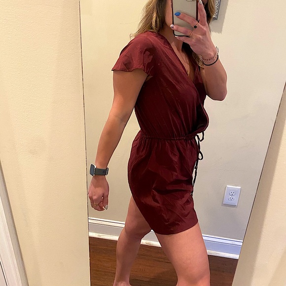 Atmosphere Short Sleeve V-Neck Romper Size 6 - Picture 4 of 13